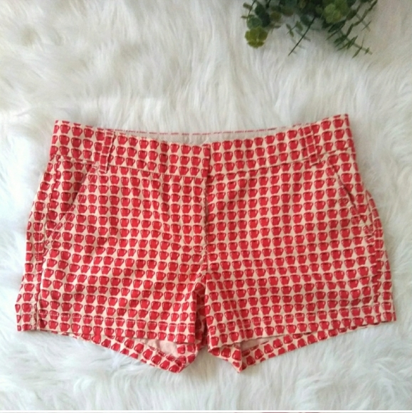 ⭐J.Crew Apple Print Shorts - Picture 4 of 8